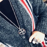 CHROME HEARTS Plus Medallion Necklace (with Paper Chain)