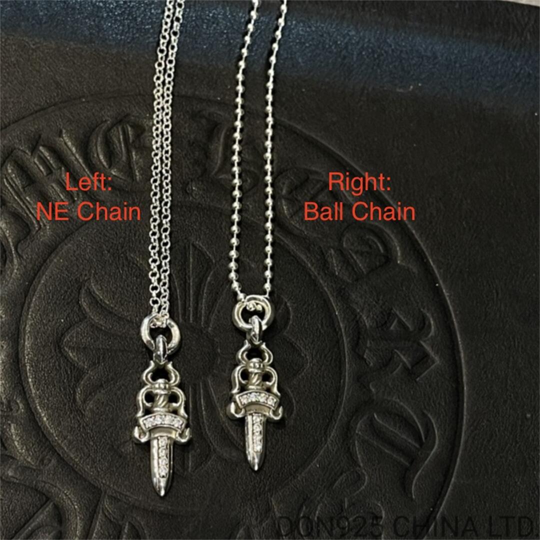 CHROME HEARTS Dagger Necklace (Small Size)