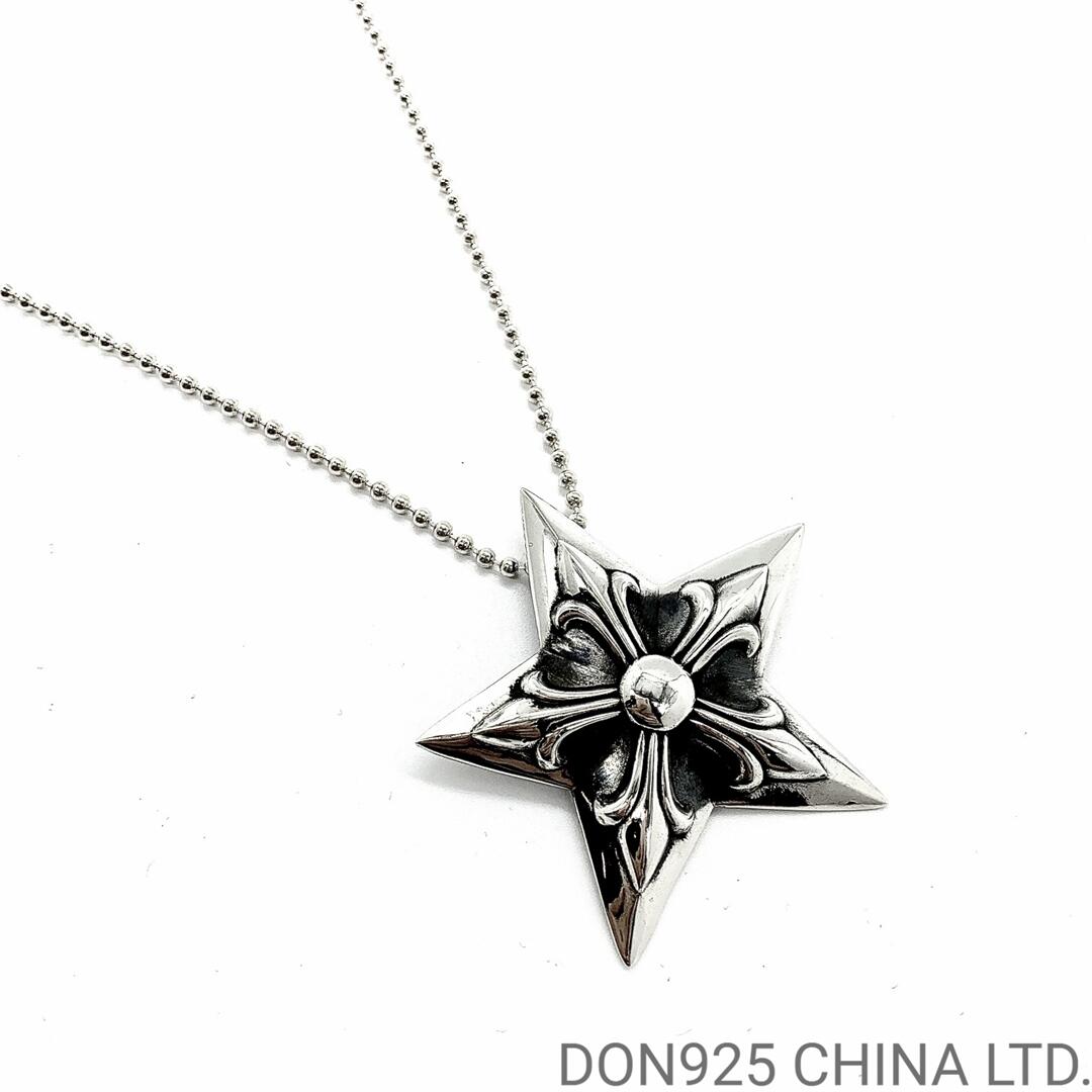 CHROME HEARTS Large 5 Point Star Necklace (with Ball Chain)