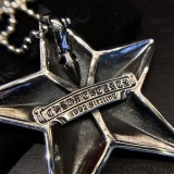 CHROME HEARTS Large 5 Point Star Necklace (with Ball Chain)