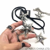 CHROME HEARTS Large 5 Point Star Necklace