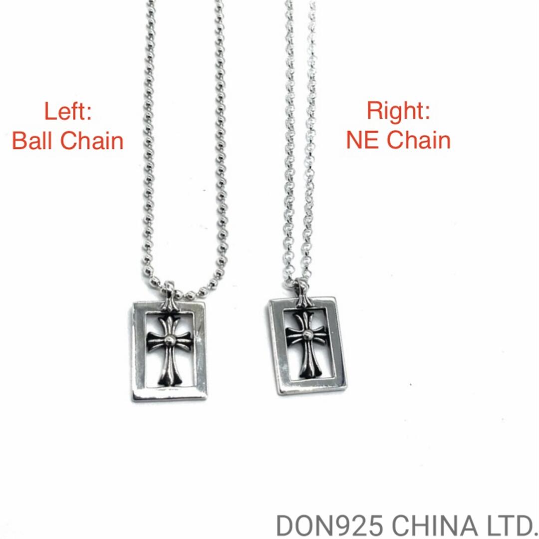 CHROME HEARTS Framed Cross Necklace