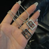 CHROME HEARTS Framed Cross Necklace