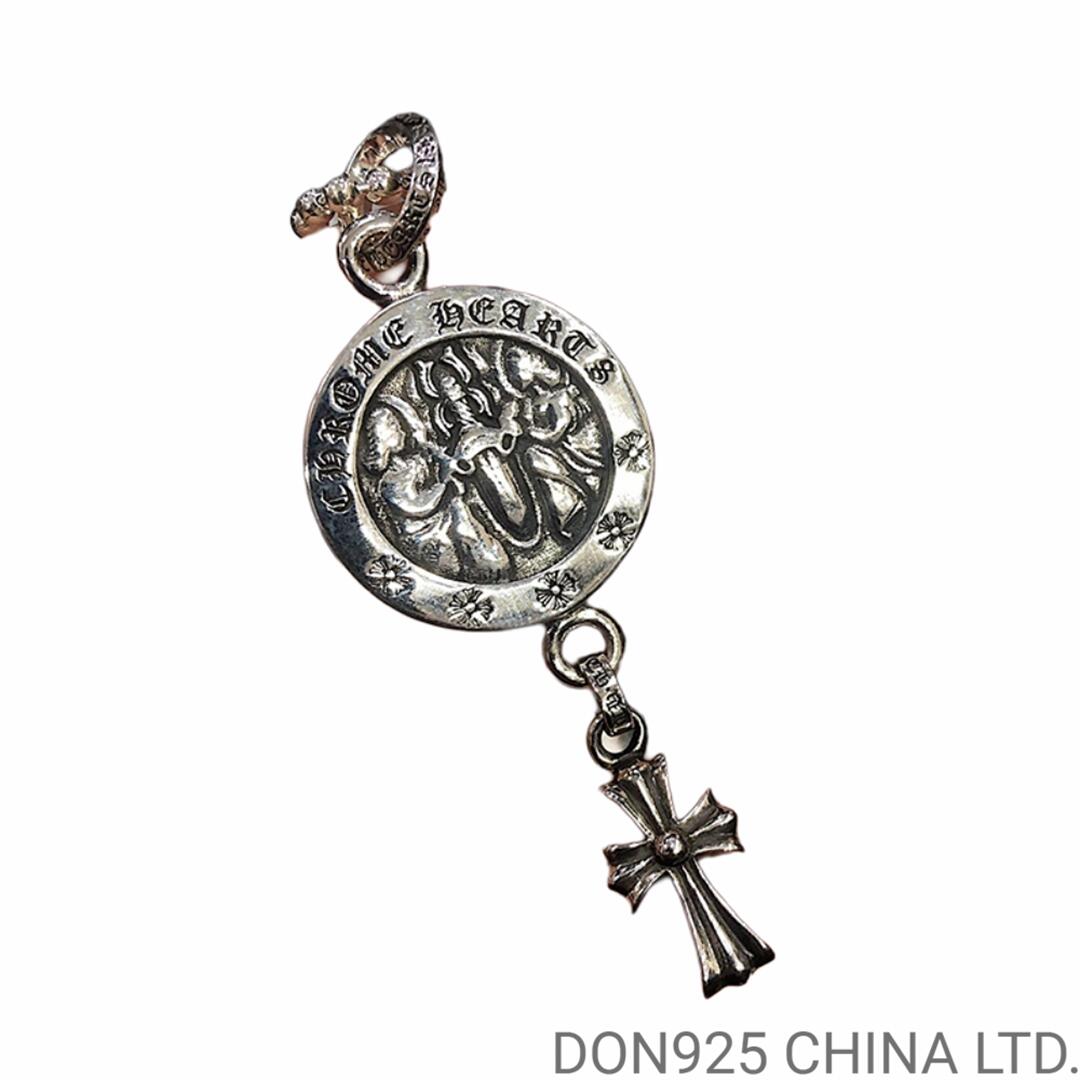 CHROME HEARTS Cross Angel Medallion Necklace (with Ball Chain)