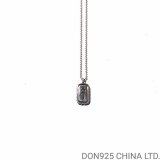 CHROME HEARTS Cross And Dagger Flip Necklace (with Ball Chain)