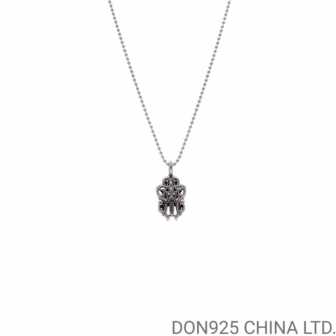 CHROME HEARTS Hairy Dagger Necklace (with Ball Chain)