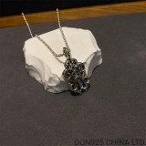 CHROME HEARTS Hairy Dagger Necklace (with Ball Chain)