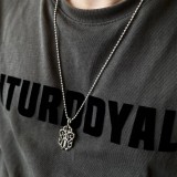 CHROME HEARTS Hairy Dagger Necklace (with Ball Chain)