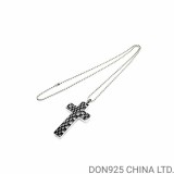 CHROME HEARTS Chessboard Necklace (with Ball Chain)