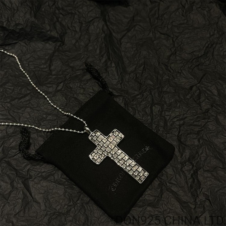 CHROME HEARTS Chessboard Necklace (with Ball Chain)
