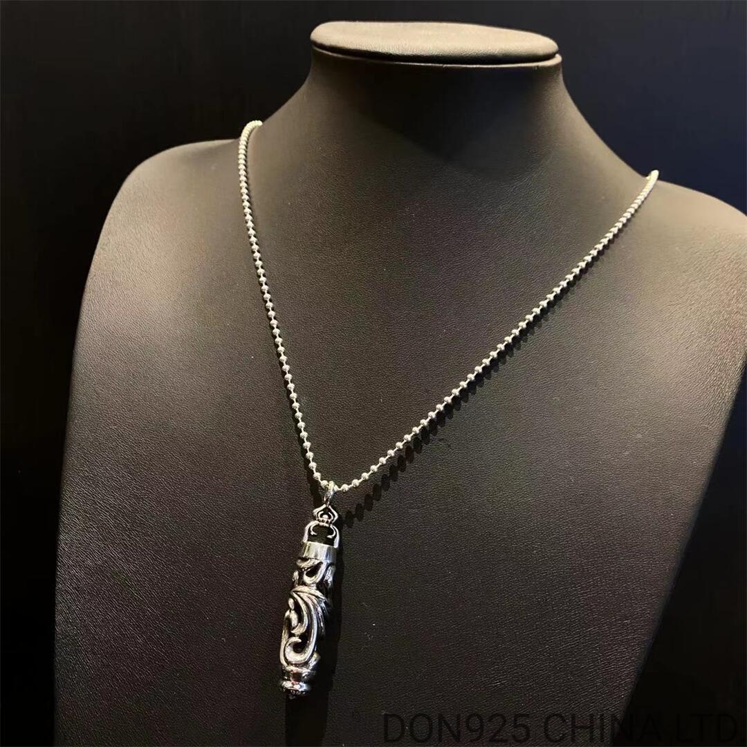 CHROME HEARTS ROLLER Necklace (with Ball Chain)