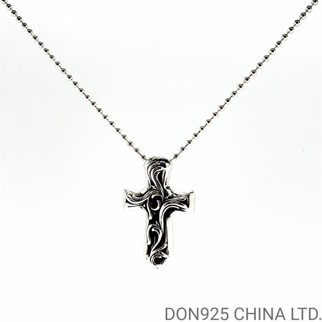 CHROME HEARTS Vulcan Cross Necklace (with Ball Chain)