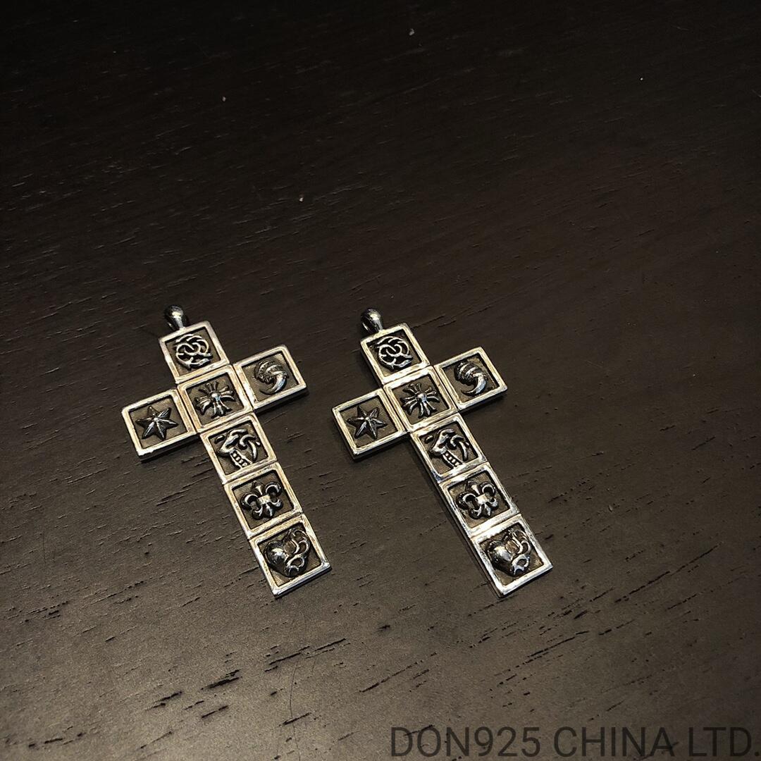 CHROME HEARTS Multi-Framed Cross Necklace