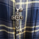 CHROME HEARTS Multi-Framed Cross Necklace