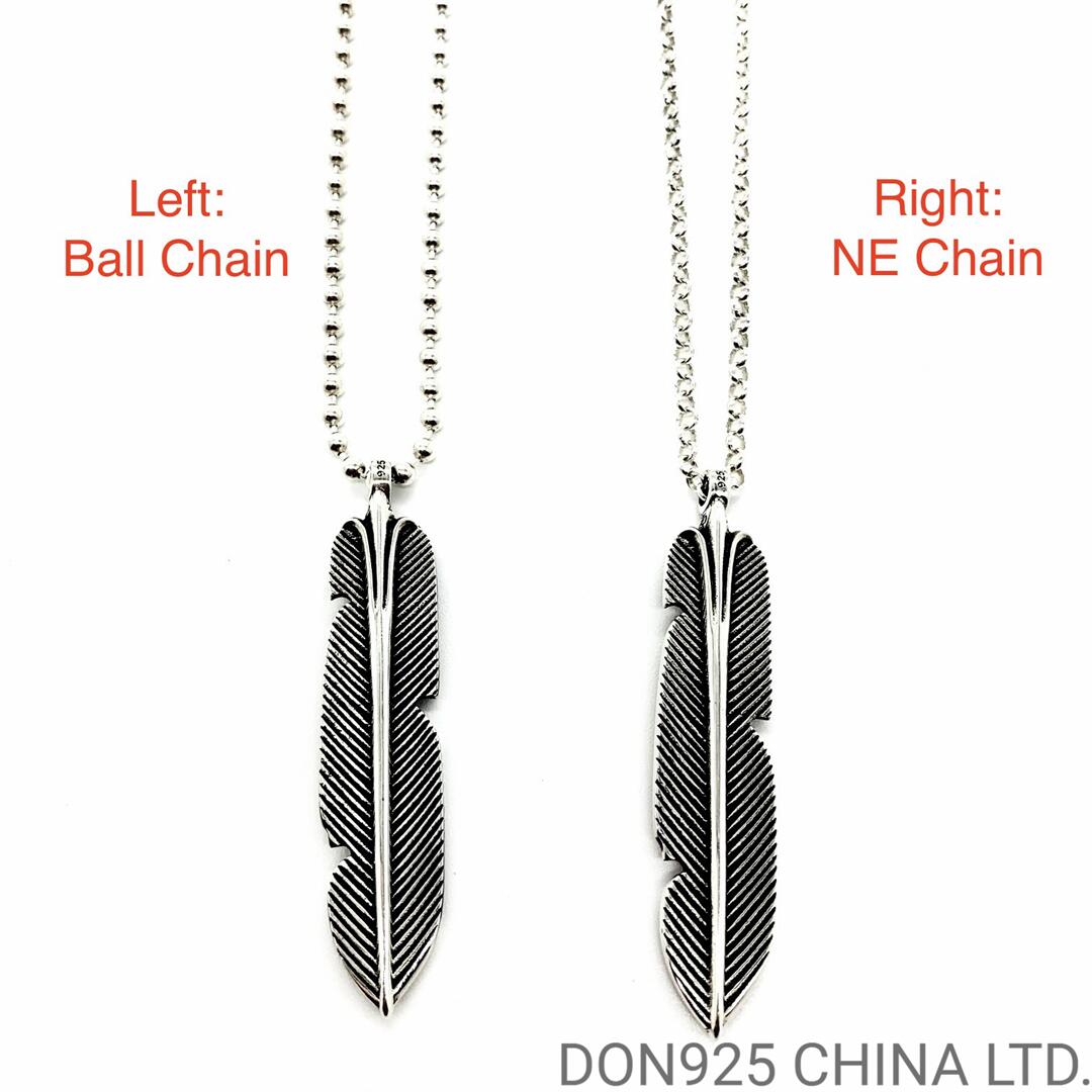 CHROME HEARTS Feather Necklace