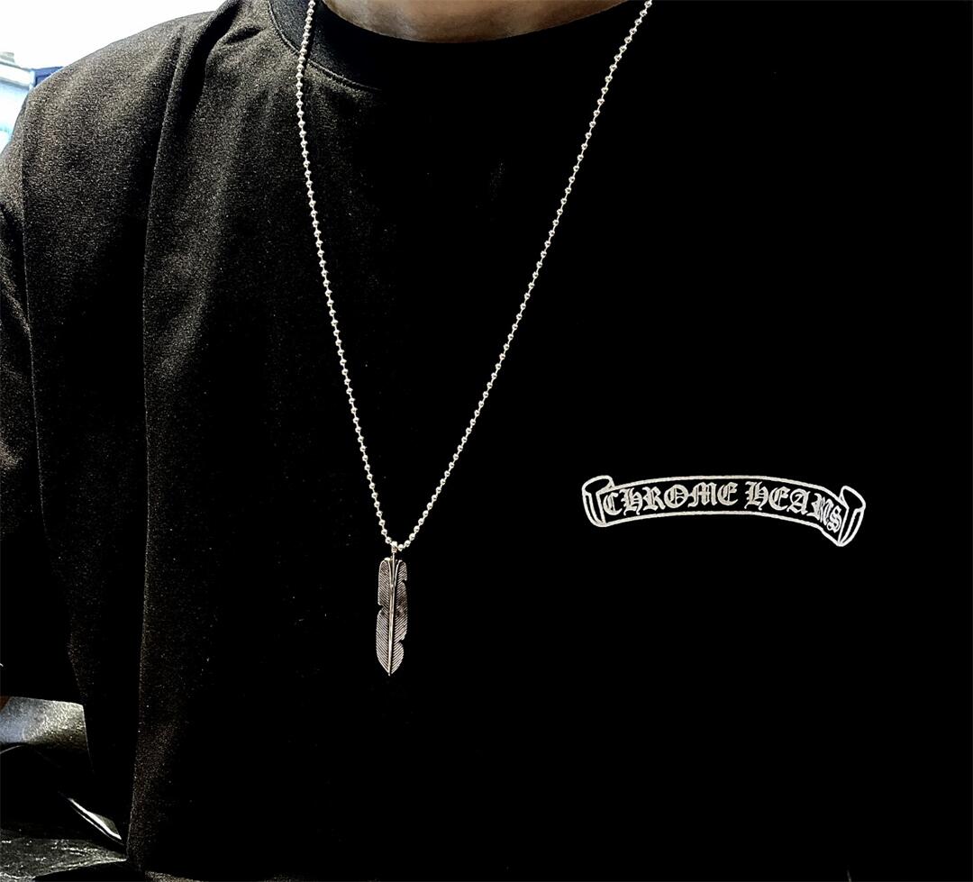 CHROME HEARTS Feather Necklace