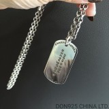 CHROME HEARTS GOD SAVE STEVE JONES UNION JACK Dog Tag Necklace