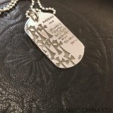 CHROME HEARTS AOYAMA 20TH Dog Tag Necklace (with Ball Chain)