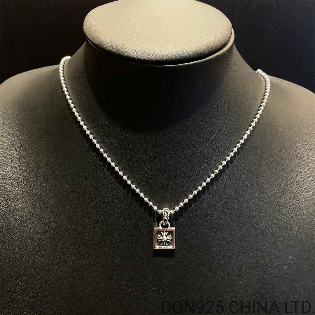 CHROME HEARTS Framed CH Plus Necklace