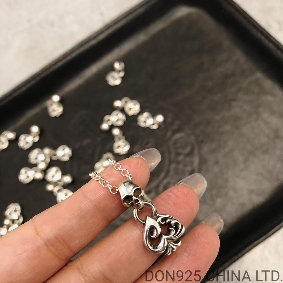 CHROME HEARTS Foti Heart Necklace (with NE Chain)