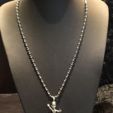 CHROME HEARTS Foti Miss Twitty Necklace (with Crossball Chain)