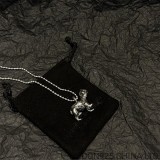 CHROME HEARTS Foti Skeeter Necklace (with Ball Chain)