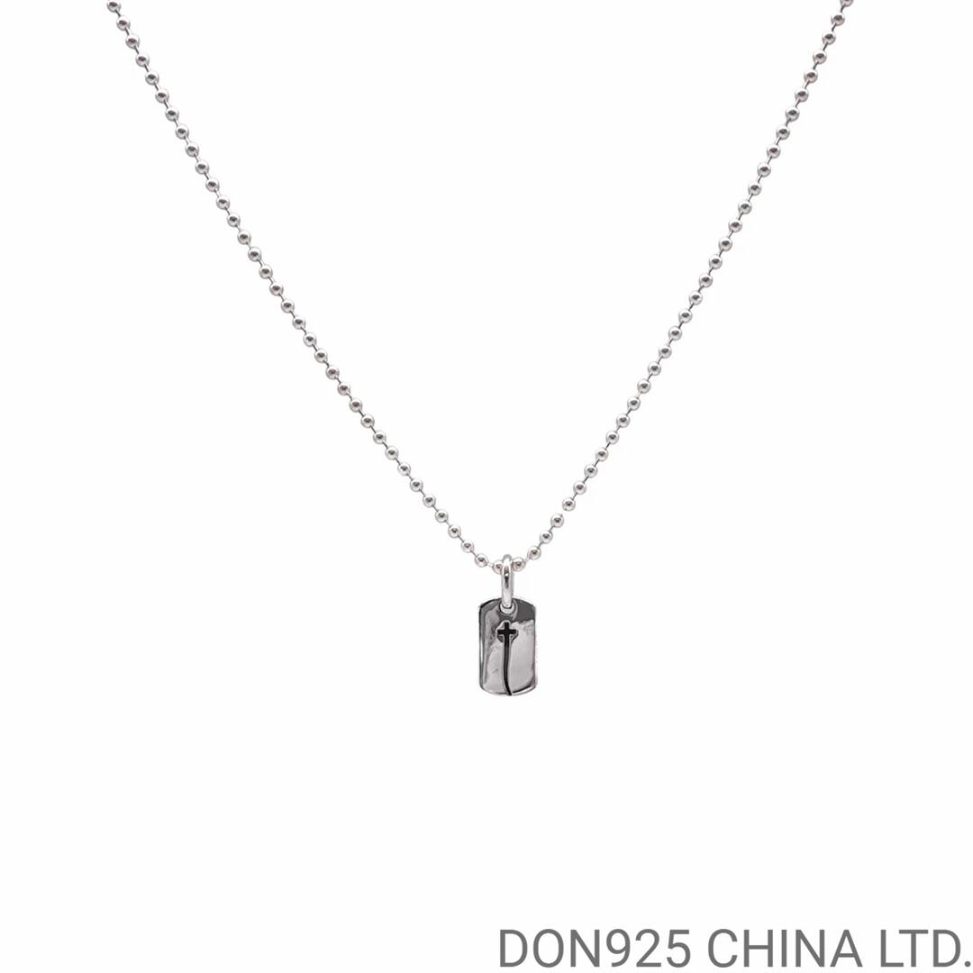 CHROME HEARTS RS3 Dog Tag Necklace (with Ball Chain)