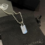 CHROME HEARTS RS3 Dog Tag Necklace (with Ball Chain)