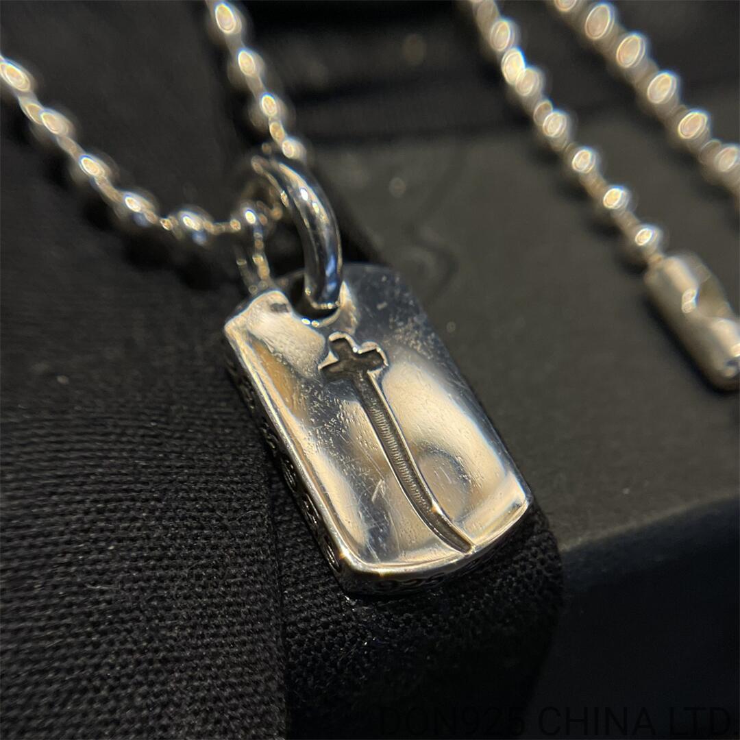 CHROME HEARTS RS3 Dog Tag Necklace (with Ball Chain)