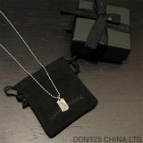 CHROME HEARTS RS3 Dog Tag Necklace (with Ball Chain)