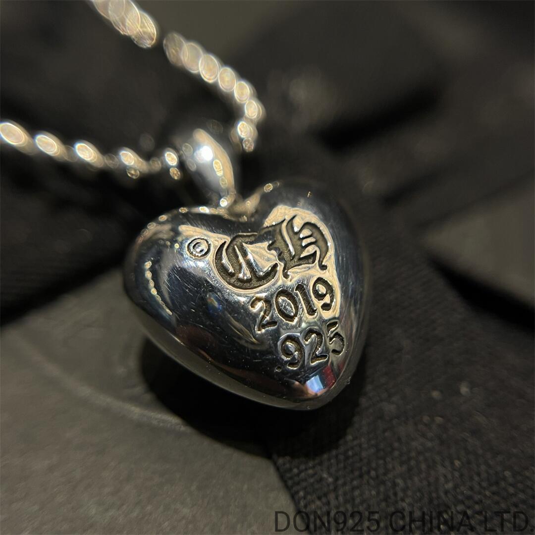 CHROME HEARTS Plus Heart Necklace (with Ball Chain)