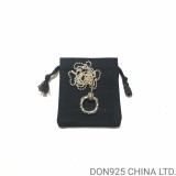 CHROME HEARTS SBT Band Necklace (with Ball Chain)