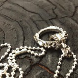 CHROME HEARTS SBT Band Necklace (with Ball Chain)