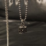 CHROME HEARTS Butterfly Necklace (with Ball Chain)