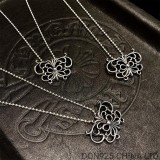 CHROME HEARTS Butterfly Necklace (with Ball Chain)