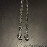 CHROME HEARTS Eagle Claw Necklace (with Paper Chain)