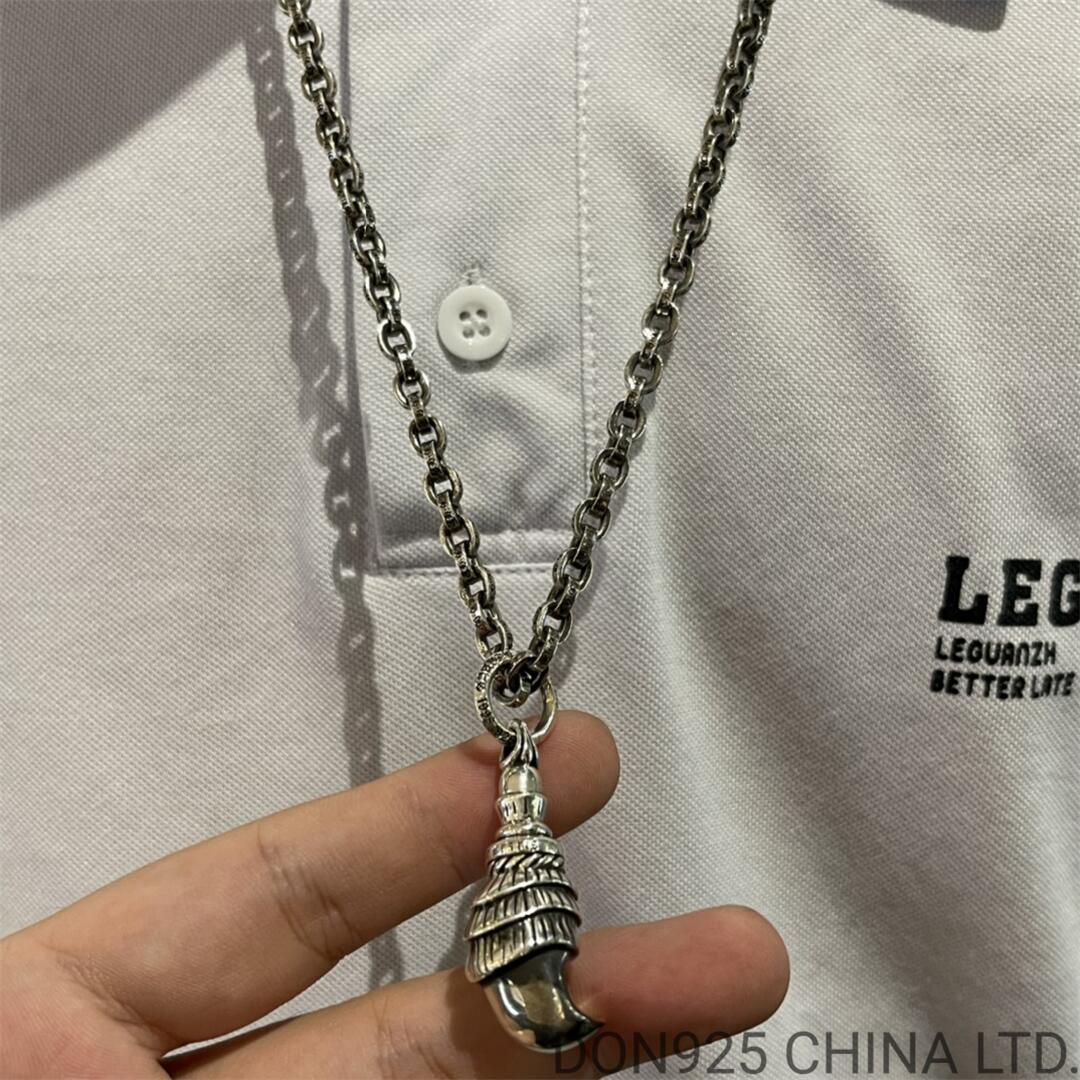 CHROME HEARTS Eagle Claw Necklace (with Paper Chain)