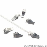 CHROME HEARTS BS Fleur Whistle Necklace (Mini Size with NE Chain)