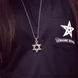 CHROME HEARTS Star of David Necklace