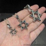 CHROME HEARTS Star of David Necklace