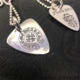 CHROME HEARTS Guitar Pick Necklace (with Ball Chain)