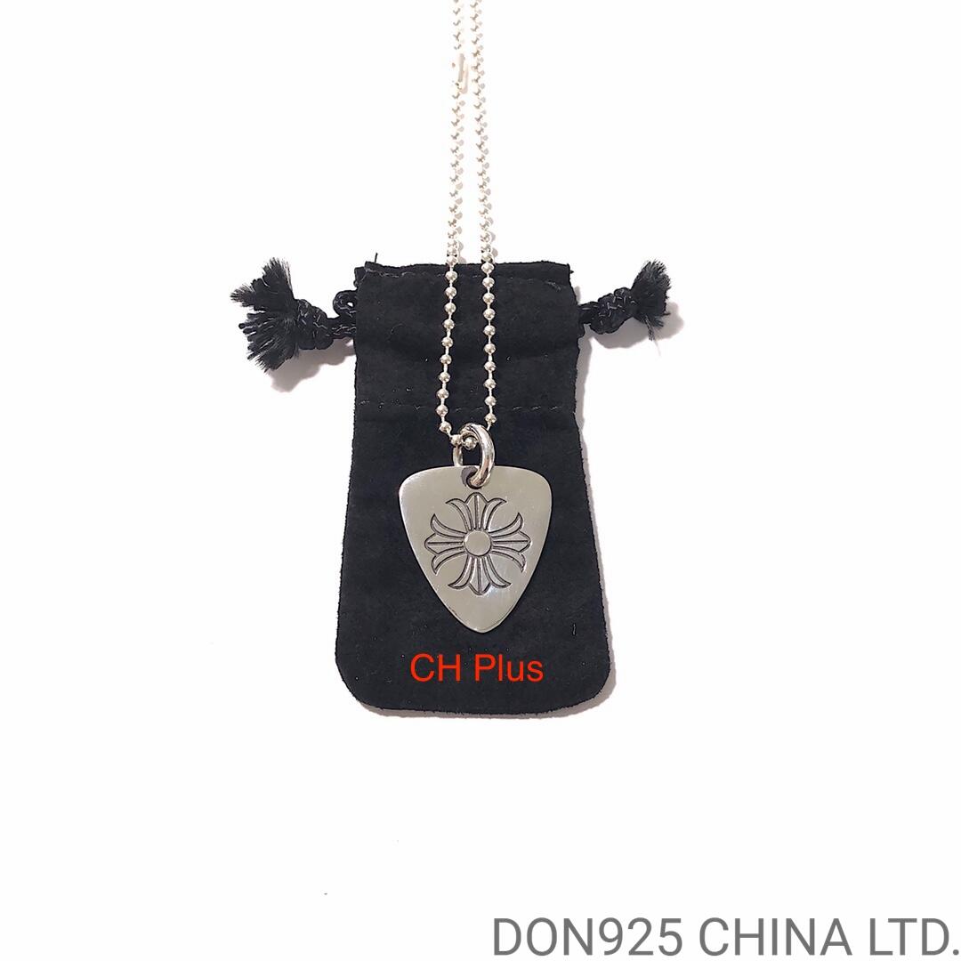 CHROME HEARTS Guitar Pick Necklace (with Ball Chain)