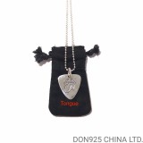 CHROME HEARTS Guitar Pick Necklace (with Ball Chain)