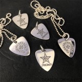 CHROME HEARTS Guitar Pick Necklace (with Ball Chain)