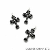 Chrome Hearts Filigree Cross Necklace in 925s Silver (Mini Size)