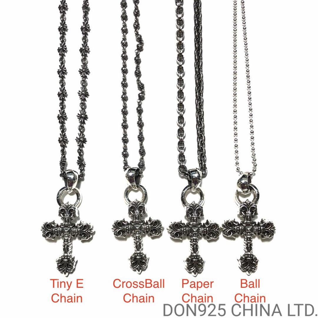 CHROME HEARTS Filigree Cross Necklace (Small Size)