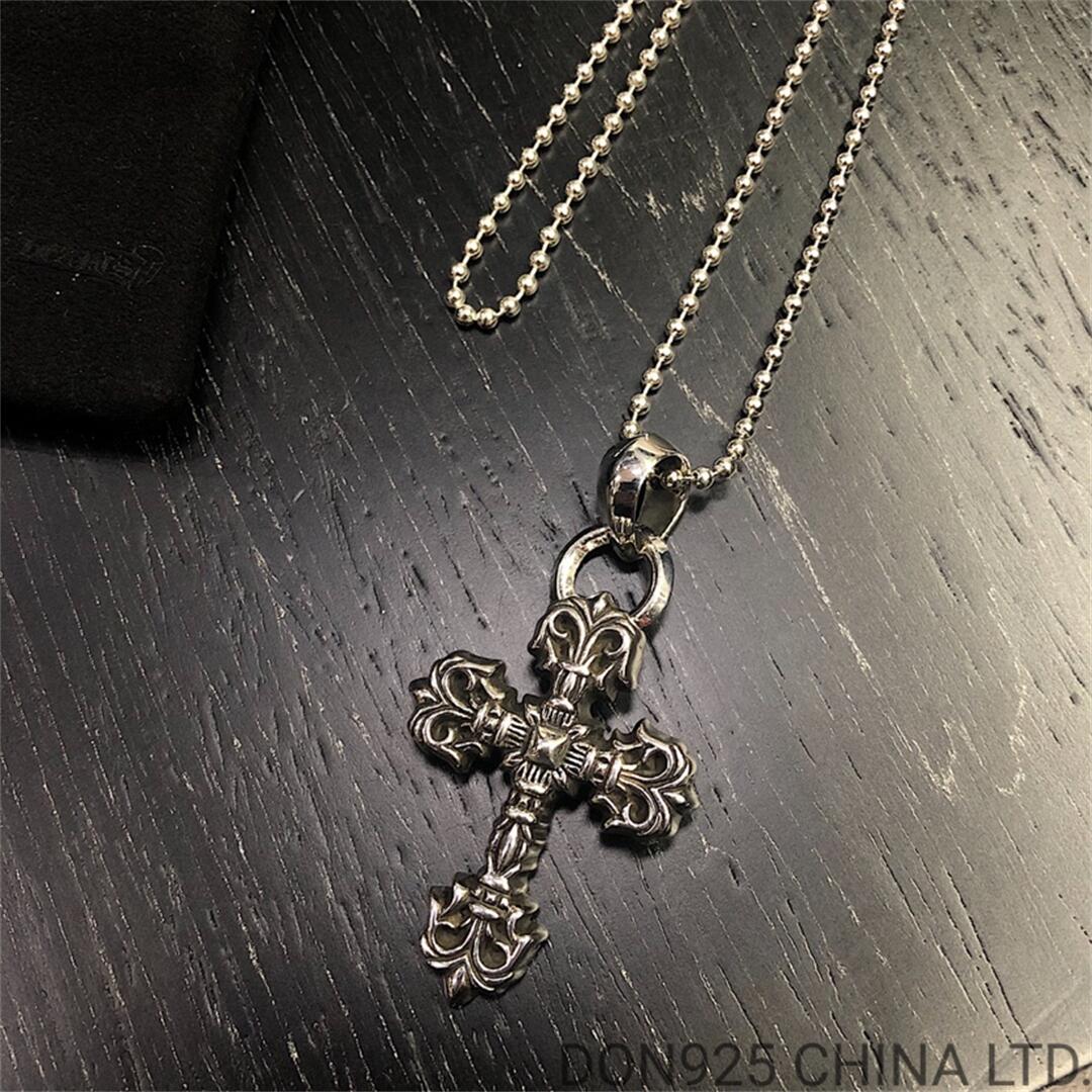 CHROME HEARTS Filigree Cross Necklace (Small Size)