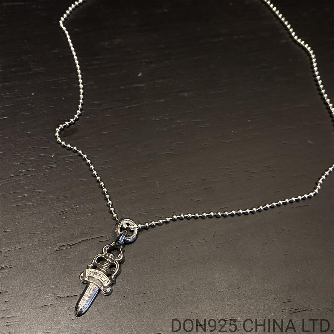 CHROME HEARTS Dagger Necklace (Small Size with Ball Chain)