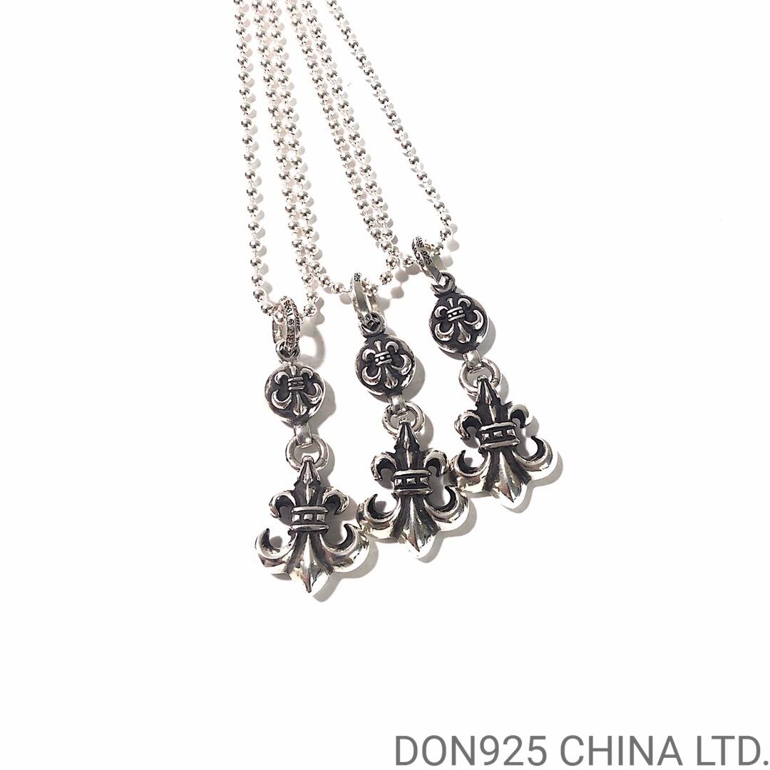 CHROME HEARTS BS Fleur Necklace (Small Size with Ball Chain)