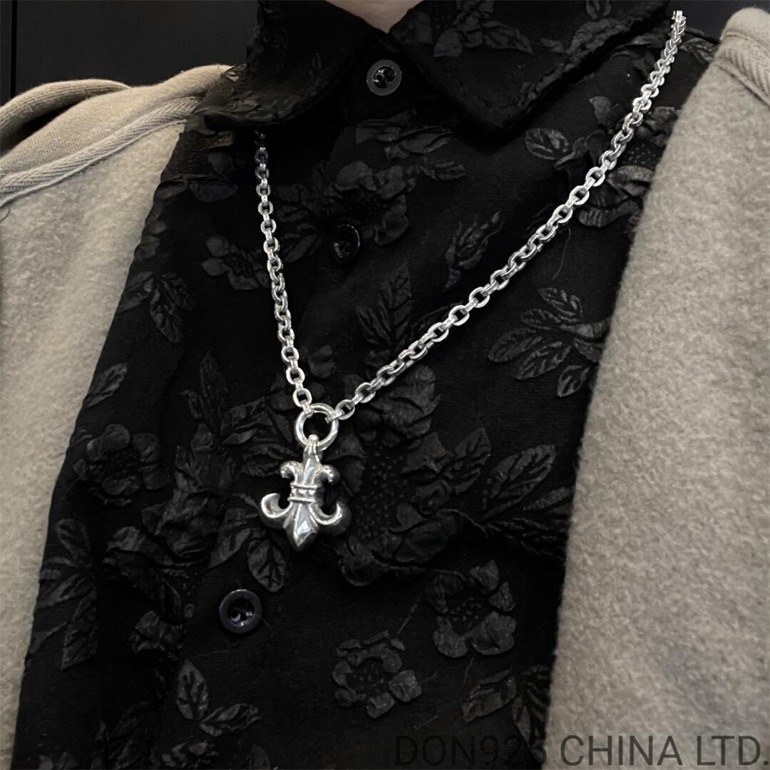 CHROME HEARTS BS Fleur Necklace (Medium Size with Paper Chain)